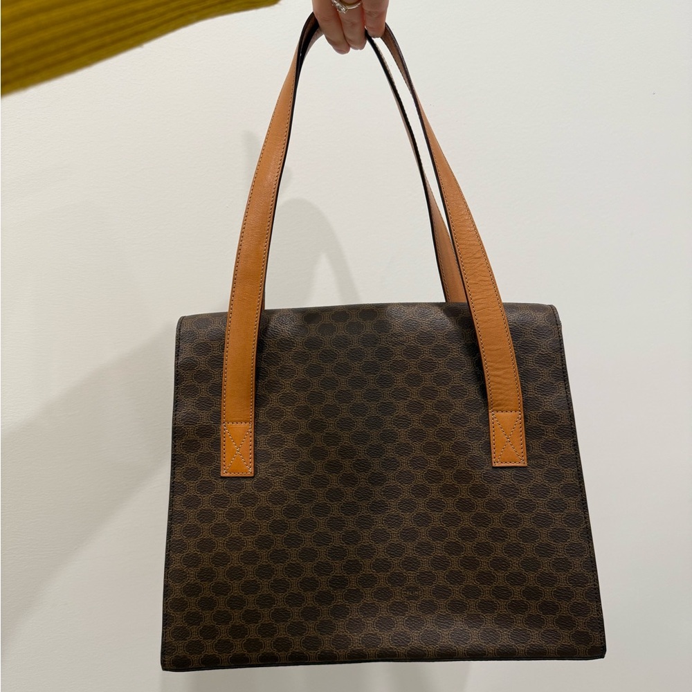 Vintage Celine Macadam Shoulder Bag - Picture 3 of 9